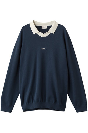 AUTRY(オートリー)｜POLO スウェット/ブルー の通販｜ELLESHOP・(エル