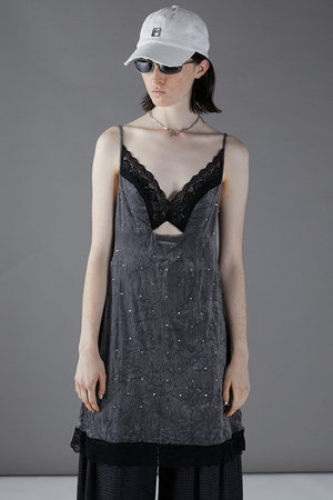 ワンピース PRANK PROJECT Crystal Velour Cami Dress item344141965501-1-2.jpg