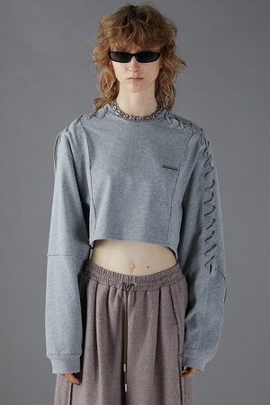 PRANK PROJECT(プランク プロジェクト)｜レースアップショートトップ