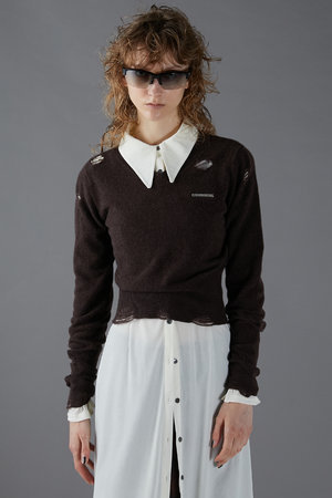 PRANK PROJECT(プランク プロジェクト)|カシミヤブレンドダメージ PRANK PROJECT(プランク プロジェクト)|カシミヤブレンドダメージ