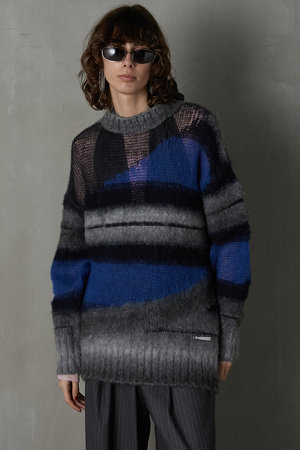 PRANK PROJECT(プランク プロジェクト)｜モヘアボーダーニット