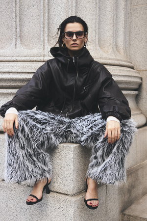 まーです！PRANK PROJECT PRANK PROJECT(プランク プロジェクト)｜シンセティックファーパンツ