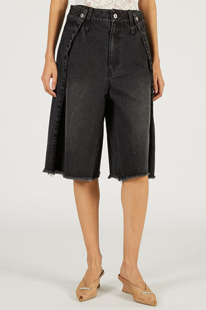 PRANK PROJECT(プランク プロジェクト)｜デニムハーフパンツ/BLK