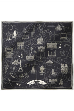 aLORs paris アローパリ　シャケットロング aLORS(アロー)｜【予約販売】Foulard Ex-libris Paris x aLORS -une