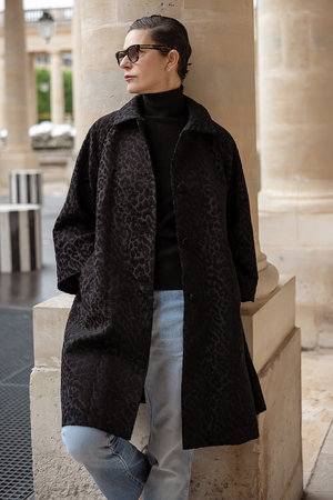 aLORS(アロー)｜【予約販売】Manteau Amari コート/ブラック の通販