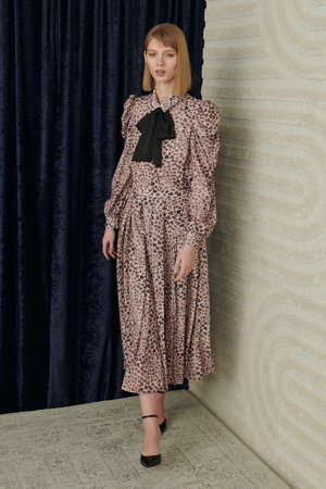 CORCOVADO(コルコバード)｜エアリーシフォンプリーツスカート/シトロン  