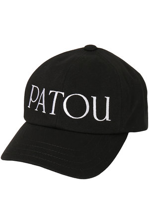 PATOU(パトゥ)｜【UNISEX】コットン PATOU CAP/ブラック の