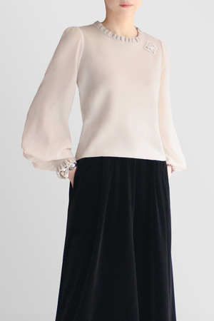 Knit Top “Chiffon”