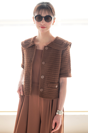 デイジーリン　シーウィードカーディガン　ベージュ　ドレープ〇 デイジーリン シーウィードカーディガン ベージュ ドレープ〇