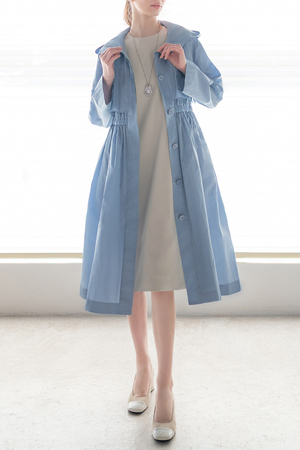 新品未使用　DAISY LIN ネイビー ロングコート フォクシー　デイジーリン DAISY LIN(デイジーリン)｜DAISY CANDY COAT/アイスブルー の通販