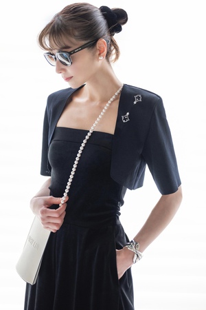 nico様★専用新品・未使用★デイジーリンKnit BoleroCool38 DAISY LIN(デイジーリン)｜Knit Bolero “Cool Elegance”/ブラック