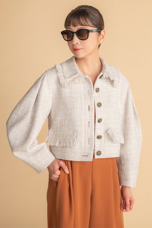 DAISY LIN(デイジーリン)｜Washable Tweed “Cocoon Sleeve Jacket