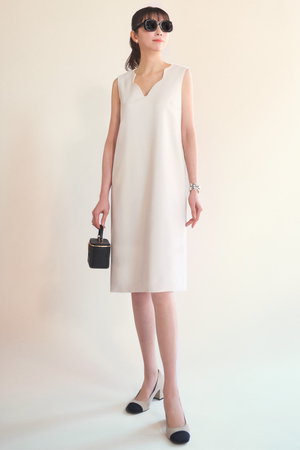 DAISY LIN(デイジーリン)｜Dress “Noble Tank”/パウダーベージュ の