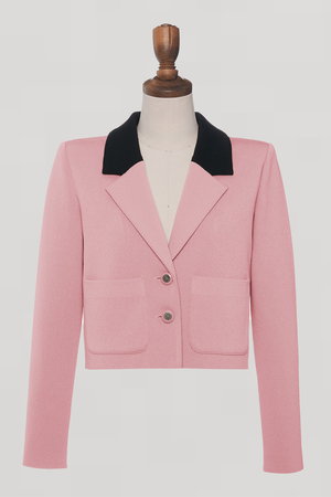 デイジーリン DAISY LIN ニット DAISY LIN(デイジーリン)｜Effortless Knit Jacket/ピンク の通販