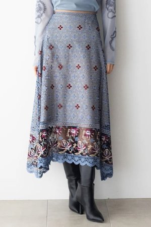 MURRAL(ミューラル)｜Everlasting エンブロイダリー レース スカート