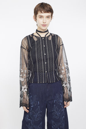 murral カーディガン Twinkle knit cardigan (Black) - ニットカーディガン