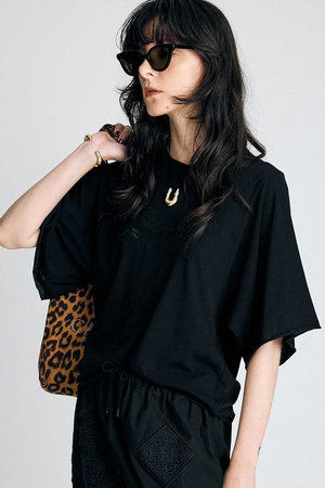新品 BRILL raspail ブリル別注LOGロングTシャツ グリーン BRILL