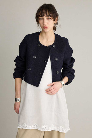 BRILL(ブリル)｜ブークレーコンパクトジャケット/ネイビー の通販