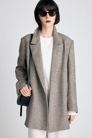 ブリル　Brill テーラージレ　未使用　タグ付き BRILL(ブリル)｜【予約販売】オープンテーラードジャケット/ベージュ