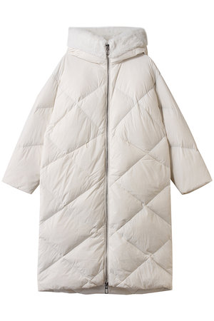 DUNO デュノ KELLA ダウンコート ダウンジャケット ホワイト DUNO ダウンコート ダウンジャケット DUNO（デュノ）「別注