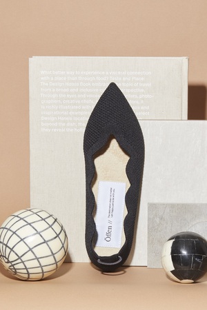 Offen(オッフェン)｜scallop pattern/BLACK の通販｜ELLESHOP・(エル