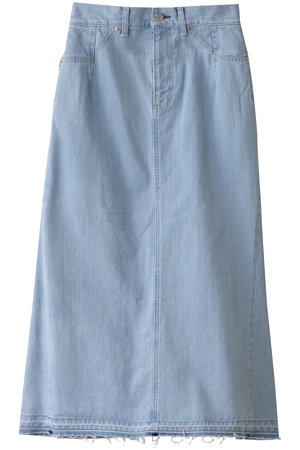 hueLe Museum(ヒューエルミュージアム)｜【STUMBLY】Denim Back Peplum