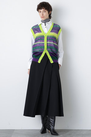 hueLe Museum(ヒューエルミュージアム)｜【hLM】タックフレアスカート