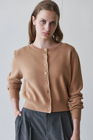 L'Appartement シルクコットン プルオーバー カーディガン L