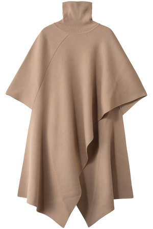 j.(ジェイドット)｜ウルトラファインメリノハイネックポンチョ