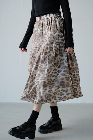 j.(ジェイドット)｜レオパードスカート/アニマル の通販｜ELLESHOP