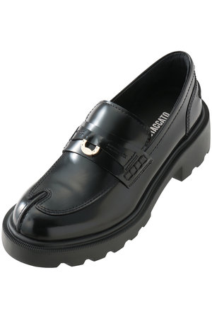 STACCATO(スタッカート)｜フーフボリュームソールローファー/ブラック