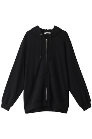 SEVEN BY SEVEN(セブンバイセブン)｜【MEN】フルジップパーカー‐Cotton / Wool‐/ブラック  の通販｜ELLESHOP・(エル・ショップ)