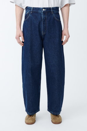 定番 STUDIO NICHOLSON スタジオニコルソン デニム パンツ STUDIO NICHOLSON スタジオニコルソン ワイドストレートデニムパンツ