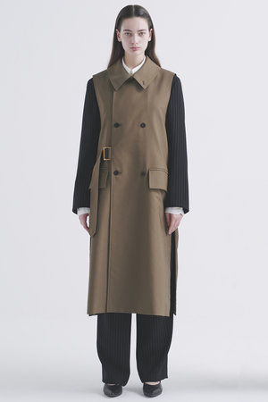 CULLNI(クルニ)｜【UNISEX】シャンブレーギャバジン タイロッケン