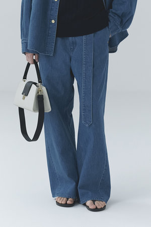 CULLNI(クルニ)｜【UNISEX】Asymmetrical ポケット エキストラ ワイド
