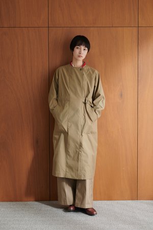 lelill(レリル)｜ハイテクタイロッケンコート/カーキ の通販｜ELLESHOP
