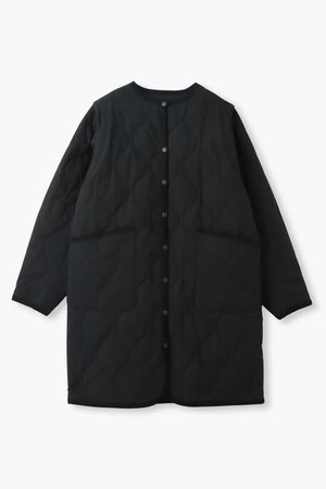 lelill(レリル)｜THE QUILTING COAT/ブラック の通販｜ELLESHOP・(エル・ショップ)