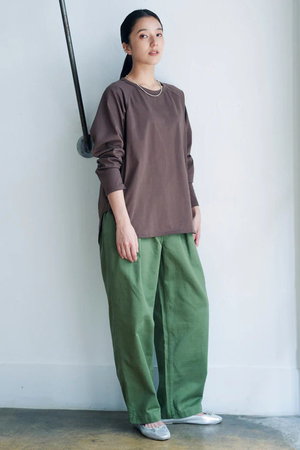 lelill(レリル)｜THE BASIC CHINO/カーキ の通販｜ELLESHOP・(エル