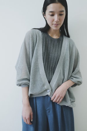 lelill(レリル)｜ハイテクギマボレロ/杢グレー の通販｜ELLESHOP