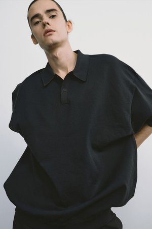 トップス daiwa pier39 TECH KNIT POLO DAIWA PIER39(ダイワ ピア39)｜【MEN】TECH KNIT POLO S/S/インク