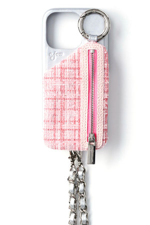 ajew(エジュー)｜iPhone17/17Pro ajew TWEED cadenas zipphone case