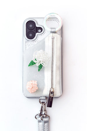 ajew(エジュー)｜iPhone15/15Pro ajew bloom edition case/white(Sofia