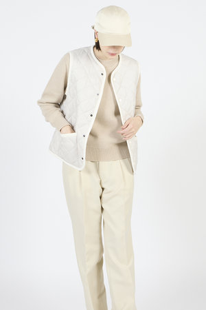 LAVENHAM(ラベンハム)｜COCOON THORNHAM ベスト/ムーンビームシルバー