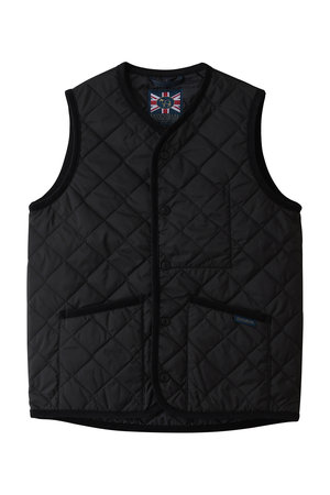 ラベンハム ベスト ジレ ソーンハム★42 XL Sable Black LAVENHAM（ラベンハム） ベスト ジレ Thornham Mens / ソーンハム