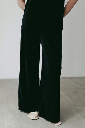 Libelice ブラックベルベット(ベロア)パンツXL 楽天市場】CELINE