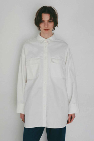 HER.(ハー)｜デニムシャツ/オフホワイト の通販｜ELLESHOP・(エル