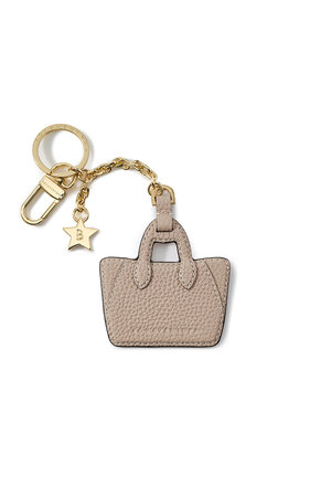 BONAVENTURA グレージュ ベージュ グレー レザー キーホルダー BONAVENTURA(ボナベンチュラ)｜【UNISEX】レザー ミア バッグ