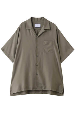 ssstein(シュタイン)｜【UNISEX】CUPRO TWILL OVERSIZED OPEN COLLAR
