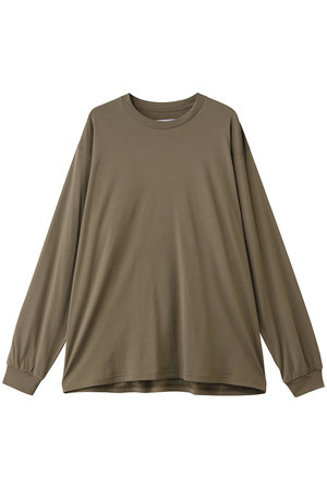 ssstein(シュタイン)｜【UNISEX】SUVIN COTTON BASIC LS TEE/カーキ の