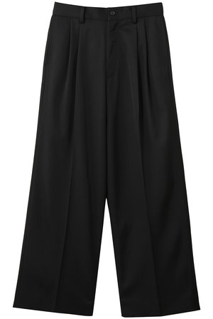ssstein(シュタイン)｜【UNISEX】LONG WIDE TROUSERS/ブラック の通販